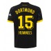 Borussia Dortmund Mats Hummels #15 Voetbalkleding Uitshirt 2023-24 Korte Mouwen